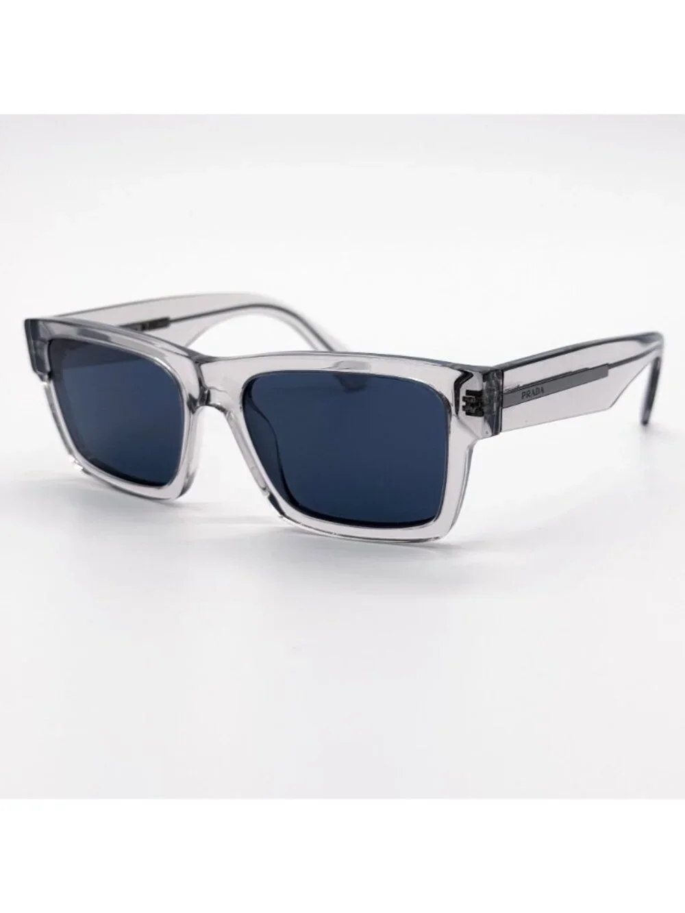 NEW PRADA SUNGLASSES PR25ZS U430A9 SQUARE GRAY/BLUE MEN EYEWEAR PR 25ZS, SPR 25Z